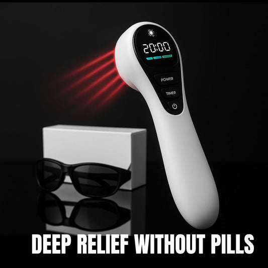 NEW 650nm & 808nm Low Level Laser Therapy Device – Cold Laser for Arthritis & Pain Relief