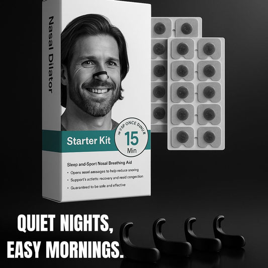 Skin Safe Nasal Strips – Magnetic Nasal Dilator for Better Breathing, Snoring Relief & Oxygen Boost