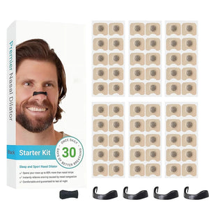 Skin Safe Nasal Strips – Magnetic Nasal Dilator for Better Breathing, Snoring Relief & Oxygen Boost
