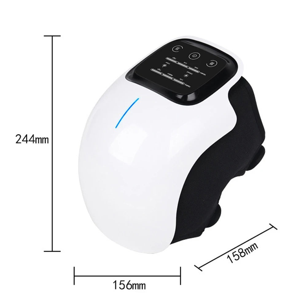 Smart Knee Massager with Red Light Therapy – Electric Heating & Vibration for Joint Pain, Swelling, and Muscle Relief