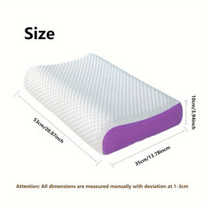 Pectin Breathable TPE Cervical Pillow – Zero Pressure Neck Support, Washable & Latex-Like Comfort