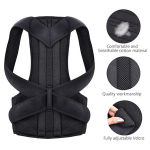 New Upper Back Posture Corrector - Clavicle Support & Shoulder Brace