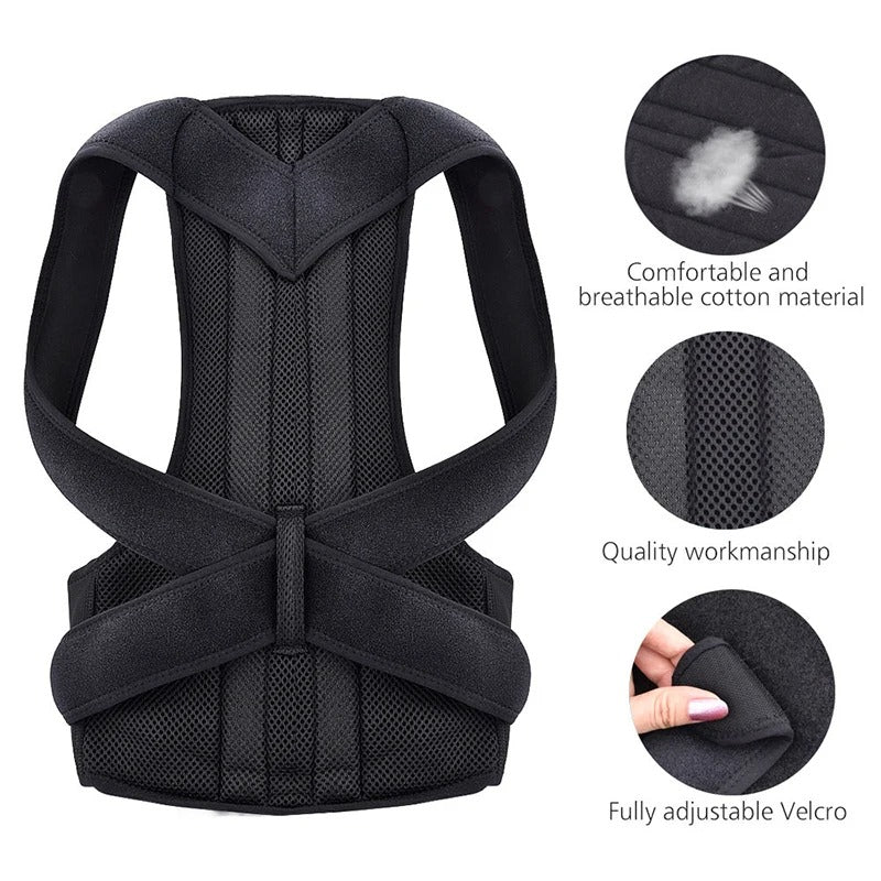 New Upper Back Posture Corrector - Clavicle Support & Shoulder Brace