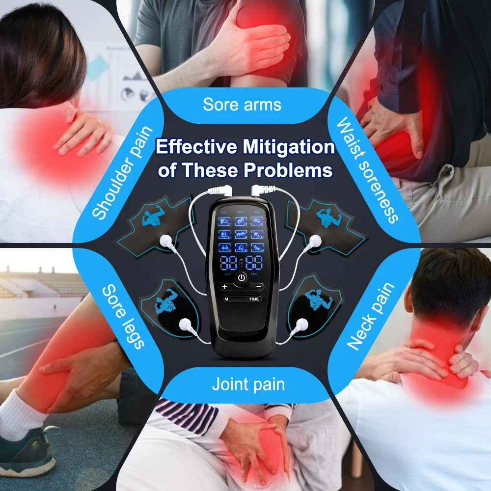 Physiotherapy TENS Muscle Stimulator - Digital Therapy for Body Massage & Slimming