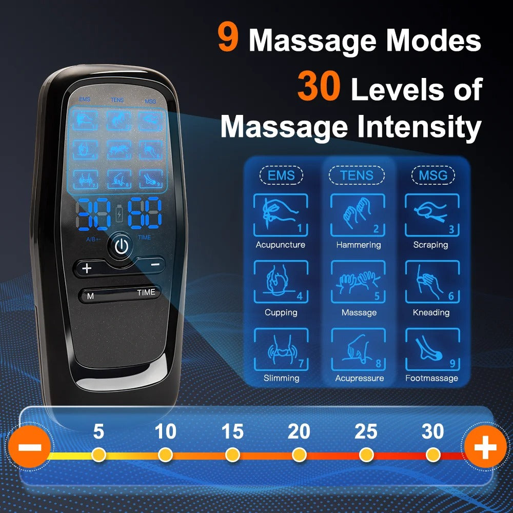 Physiotherapy TENS Muscle Stimulator - Digital Therapy for Body Massage & Slimming
