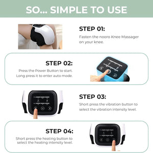 Smart Knee Massager with Red Light Therapy – Electric Heating & Vibration for Joint Pain, Swelling, and Muscle Relief