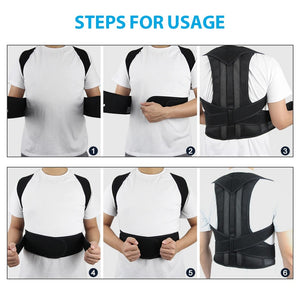 New Upper Back Posture Corrector - Clavicle Support & Shoulder Brace