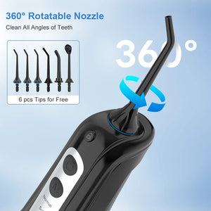 Water Flosser 300 ml Cordless Oral Irrigator, IPX7 Waterproof, 4 Modes, USB Rechargeable