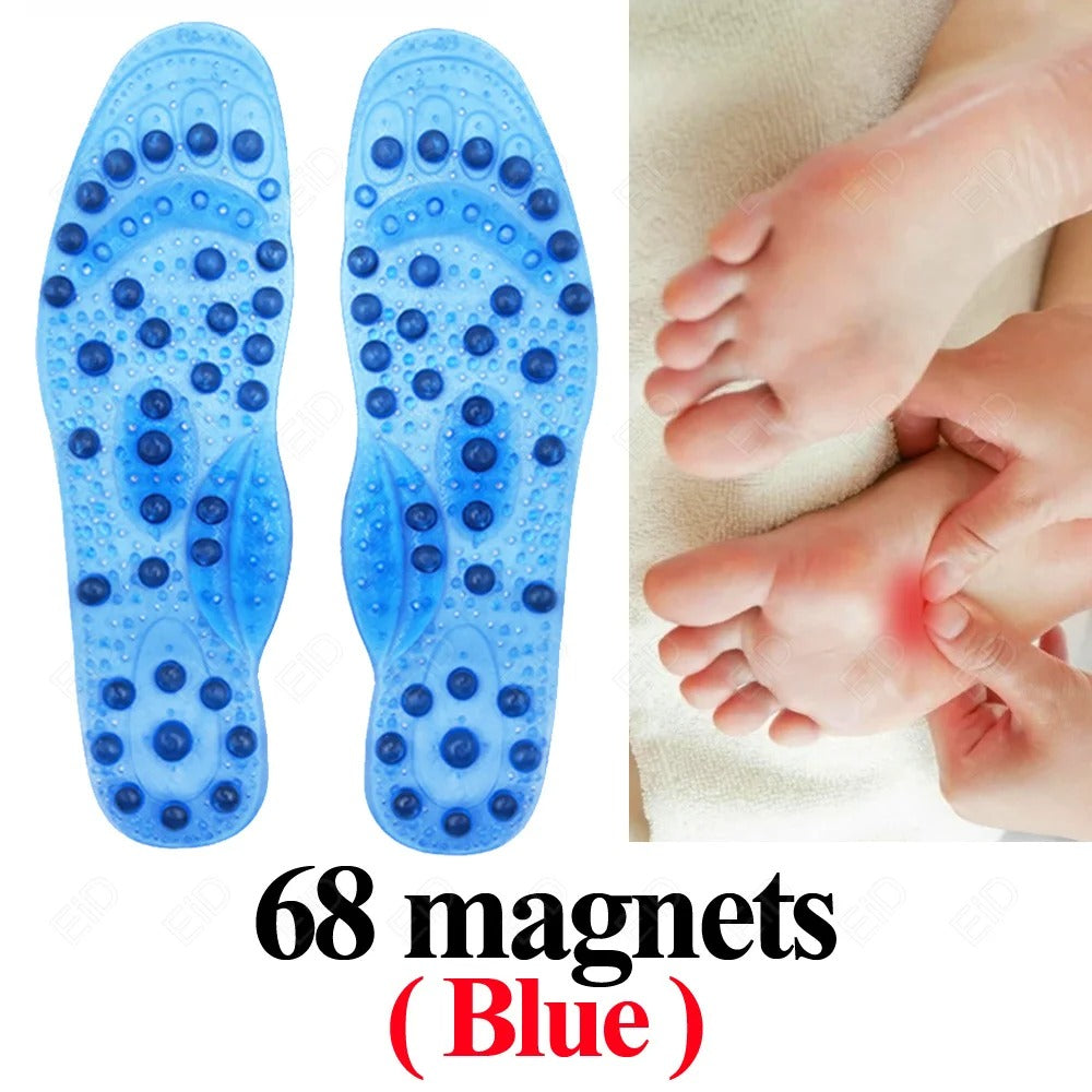 Premium 68 Magnetic Massage Insoles – Foot Acupressure Therapy for Weight Loss and Wellness